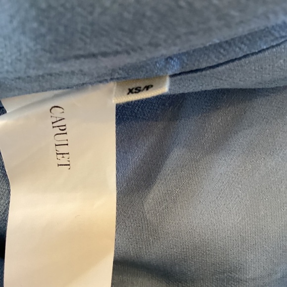 Capulet Revolve linen Clara one shoulder dress size XS xsmall - Picture 7 of 9